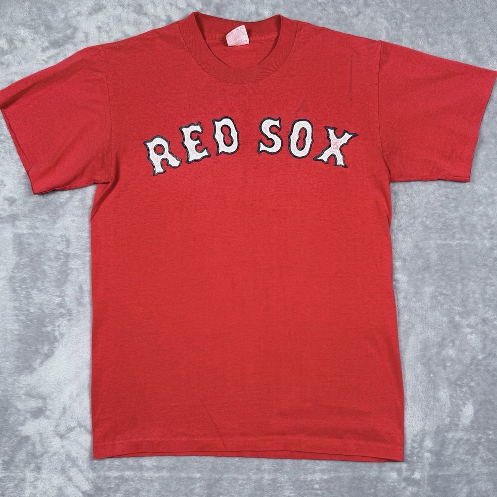 Vintage‎ 90s Boston Red Socks Rawlings T-Shirt MLB Baseball Size Large USA Made
